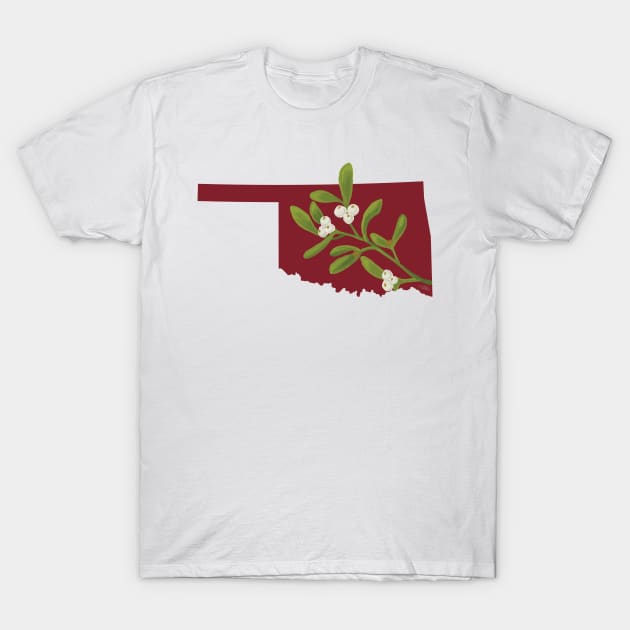 Oklahoma Mistletoe T-Shirt by Lavenderbuttons